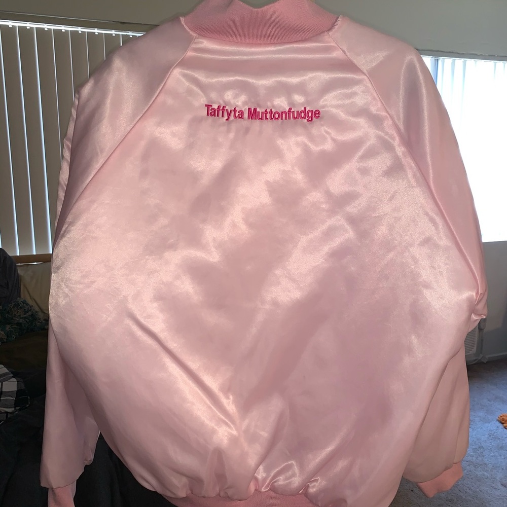 Pink Varsity Racer Jacket - Picture 2 of 5